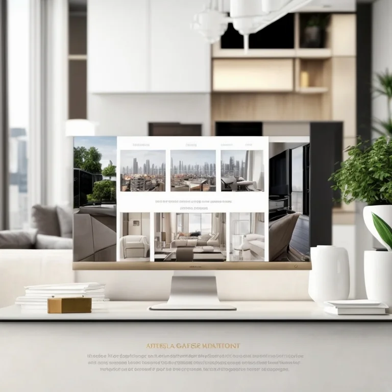 Salon spacieux d’un appartement de luxe avec vue sur les montagnes